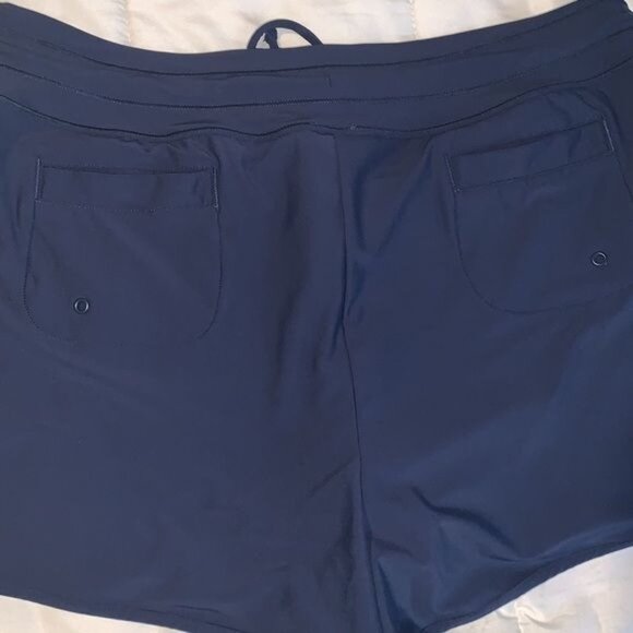 CRZ Yoga Womens Navy Blue Swim Shorts Size L - Picture 6 of 10